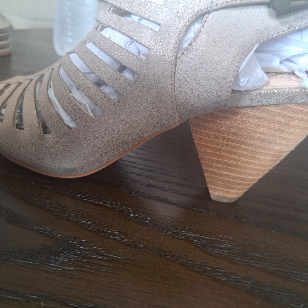 Vince Camuto Taupe Ankle Booties